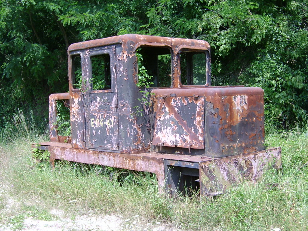 C50-es mozdony romjai